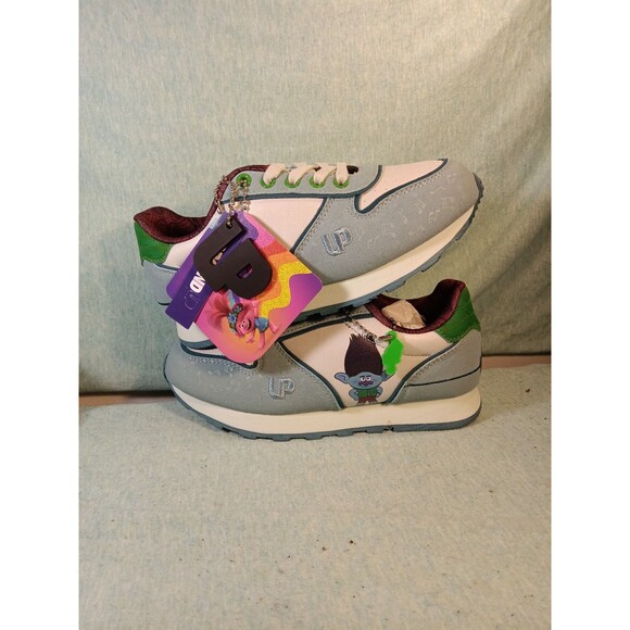 Ground Up Trolls Low Top Sneakers Toddler Unisex Size 2 Blue Lace Up NWT - Picture 1 of 6